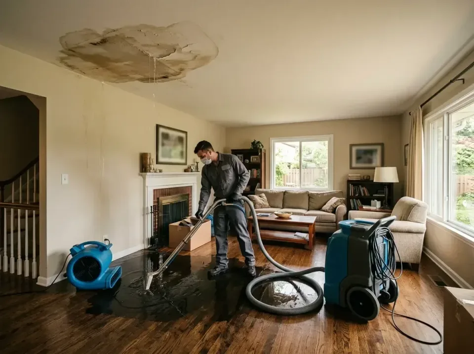 attic-pipe-burst-ceiling-drip-008 — frequently asked questions, Water Damage Restoration & Carpet Care in Columbus, KS